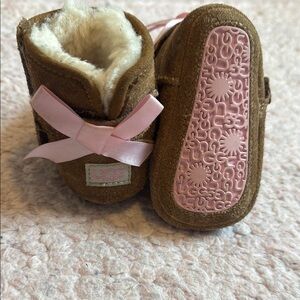 UGG Brown and Pink Kids Shoes